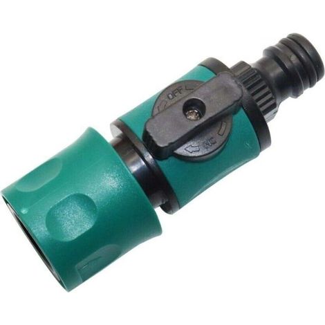 Aiperq BE-Tool Lot de 2 adaptateurs de Robinet d'eau en Plastique pour pelouse, Irrigation, Lavage de Voiture (1/4)