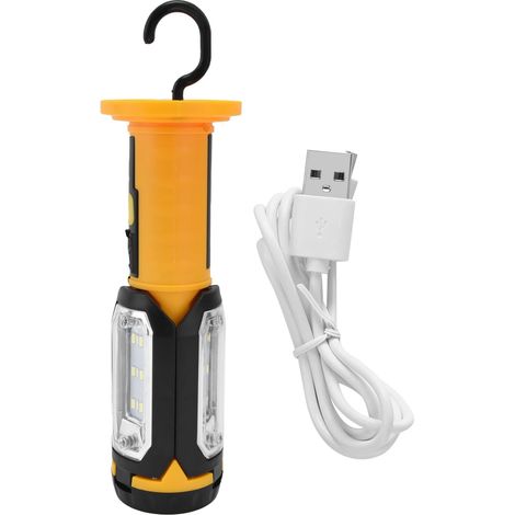 Lampe de travail LED rechargeable magnétique pliable avec crochet (1/5)