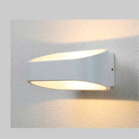 Applique a led 'zack' 9w - 654lm - 4000k - colore nero
