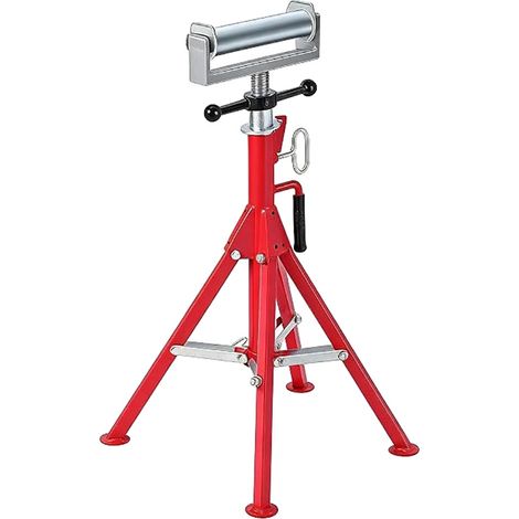 Rohrständer, 1134 kg Tragfähigkeit, Höhenbereich 76-117 cm, Kohlenstoffstahlmaterial, tragbares und zusammenklappbares Design, geeignet für Schweiß- (1/5)