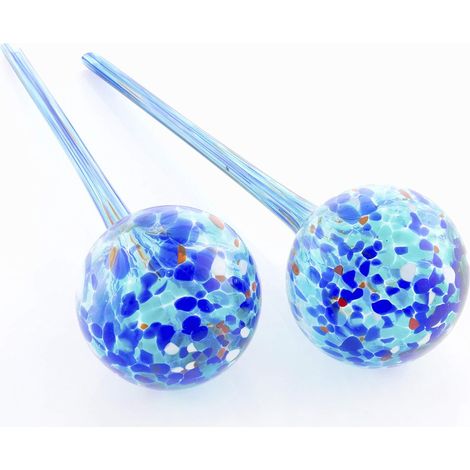 Globos de riego automático (2 unidades), riegue sus plantas automáticamente, sistema de riego por goteo, con una capacidad de 350 ml. (1/5)