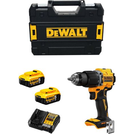 Taladro Percutor DeWALT DCD799P2T (2 x 5,0 Ah + DCB1104 + TSTAK II) (1/5)