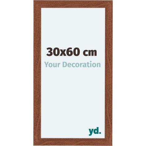 yd. - Cadre photo 30x60 - Noyer - MDF - Como (1/5)