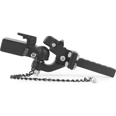 Crochet d'attelage en métal pour remorque, modèle de voiture télécommandée compatible avec TRX4 90046 90047 SCX10 1/10 RC Crawler (1/5)