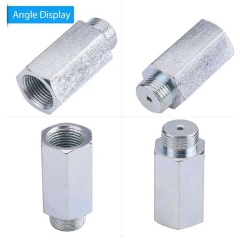 Espaciador de extensión de acero inoxidable para sensor lambda de O2 para Decat Hydrogen M18x1.5