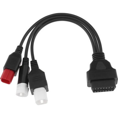 Câble de diagnostic OBD2 3/4/5 broches, lecteur de codes d'erreur OBD, outil de diagnostic du système moteur OBD-II pour motos, compatible Yamaha. (1/4)