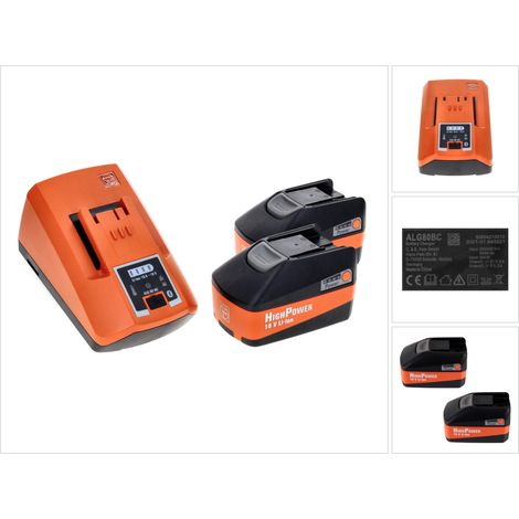 Kit batterie Fein®, 18 V, 2 x batteries 5,2 Ah Li-Ion + chargeur (1/5)