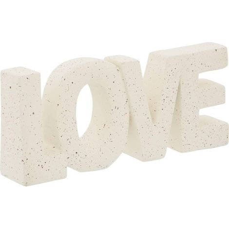 Mot Déco à Poser "Love Deniz" 21cm Blanc (1/3)