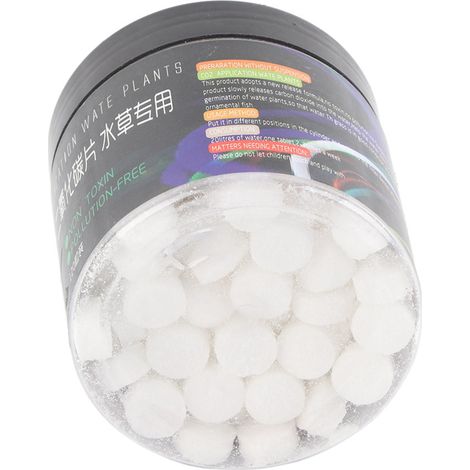 Diffuseur de dioxyde de carbone en comprimés de CO2 pour plantes aquatiques, aquariums et autres bassins. (1/5)