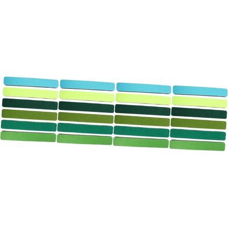 24 Pièces Bandes Adhésives Feutre pour Tableau Affichage Mural Bandes Décoratives Autocollantes Planificateur Organisation pour Bureau et Salle de Classe Vert Dégradé sans Punaises (1/5)