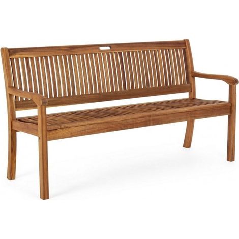 Banc de jardin Noemi 3 places en acacia 158x60x88 (1/5)