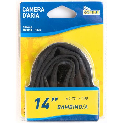 ON BIKE Camera d'Aria Bici 14 x 1.75 1.90 E T R O 47-254 Valvola Bambini (1/2)