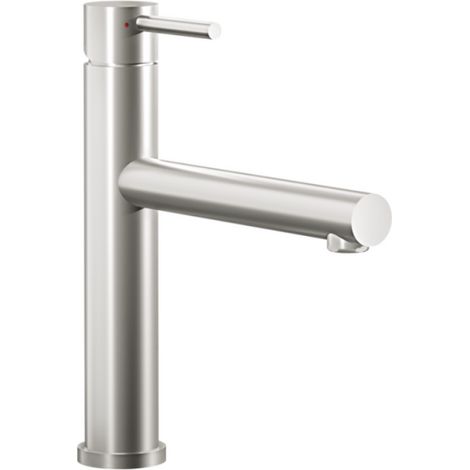 Mezclador monomando de lavabo Como Sky de acero inoxidable macizo VILLEROY & BOCH (1/5)