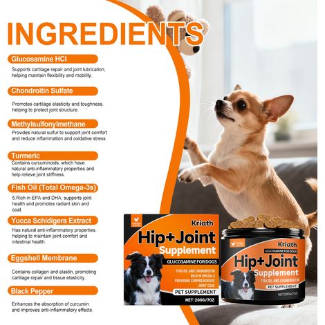 Granulés doux pour le soin des articulations des chiens, formulés avec des ingrédients doux pour nourrir les articulations de votre animal. Granulés pour un usage quotidien - 200 g (1/5)