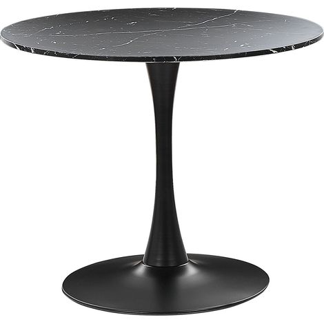 Dining Table BOCA Black Marble 90 cm 90 cm