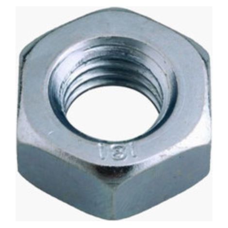 Ecrou H zingué blanc M12 boite de 100 Viswood