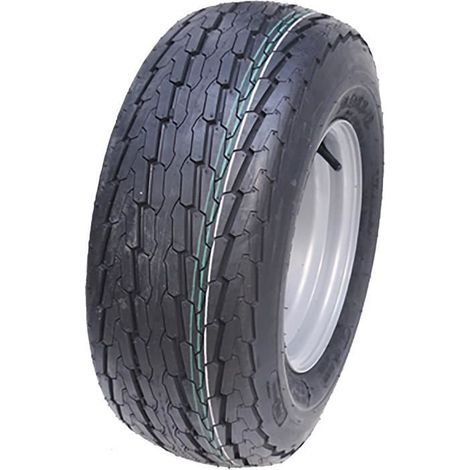 20.5x8-10 trailer wheel, 8ply, high speed, straight road tire, 4 stud ledge 20.5 8-10 (1/4)