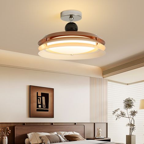 Plafonnier LED haut de gamme, plafonnier vintage du milieu du siècle, lustre de plafond design, 3 températures de couleur 3000K-6000K (40 cm x 25 cm) (1/5)