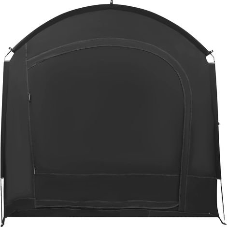 Abri de rangement pour vélos, tissu Oxford 210D, dimensions 220150185cm, structure autoportante, poids 3.6kg, convient pour 3-4 vélos (1/5)