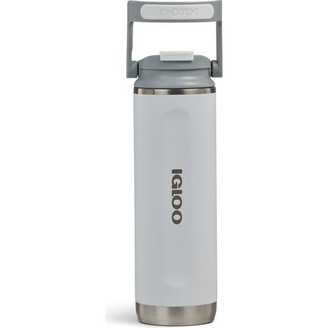 IGLOO Tumbler 20 Thermos – Bottiglia termica in acciaio inox da 570 ml, bianco, a prova di perdite, lavabile in lavastoviglie, senza BPA, ideale per bevande gassate, sport e outdoor (1/5)