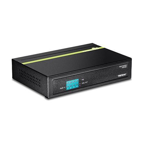 TRENDnet TPE-S50 - Switch PoE 10/100 Mbps non gestito a 5 porte con 4 porte PoE Ethernet (1/4)