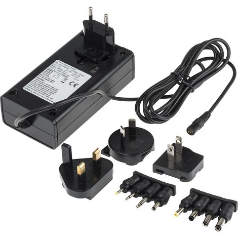 Chargeur de batterie Lithium-Ion RS PRO Pack batterie, avec prise AUS, EU, UK, USA ( Prix pour 1 ) (1/4)