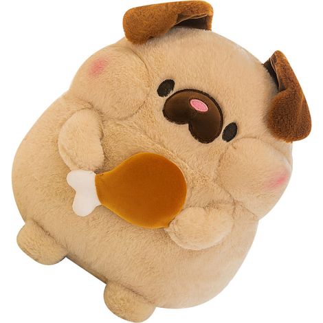 Petite peluche chien mignonne, jouet en peluche pour enfants, petit chien doux, coussin en forme de chien, 40 cm (1/5)