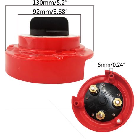 Interrupteur de circuit pour accastillage marin et accessoires de yacht, interrupteur de courant élevé pour l'alimentation principale, interrupteur de déconnexion avec protection contre les fuites de (1/3)