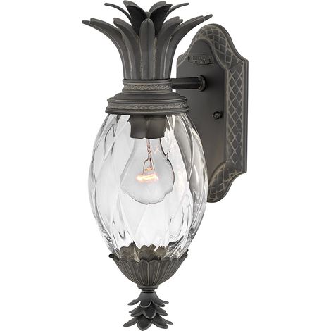 Applique esterno ananas nero E27 IP44 Plantation Hinkley (1/5)