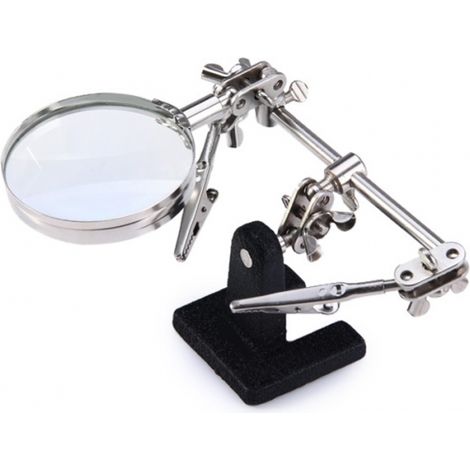 Ensemble loupe à trois mains BB81 + support de soudure (1/3)