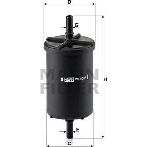 Filtre à Essence - Compatible Carburant Sans Plomb Et Ethanol E10 - Pour Moteurs Thermiques De Jardin Et Outillage - 1 Pièce