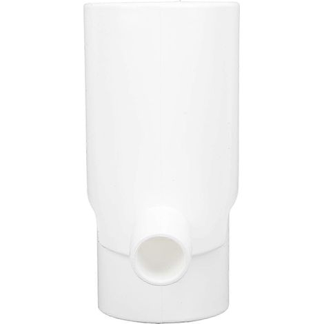 Système de récupération d'eau de pluie 2025, en plastique, rond, 8 cm, pour descente de gouttière, irrigation et aquarium, blanc. (1/5)