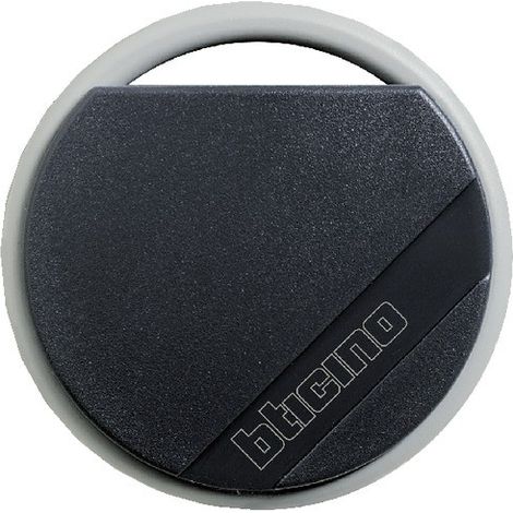 Bticino – Badge de proximité vigik noir en nylon polyamide 66 – Design ultraplat – Accessoire contrôle d'accès pour accès sécurisé