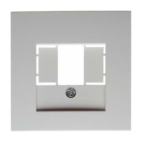 Berker S1 B3 B7  Placa central toma TAE blanco polar 10331909