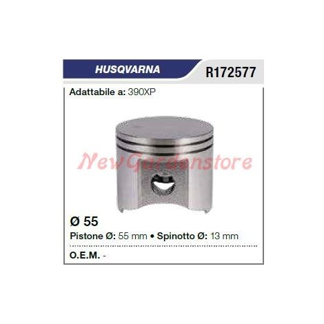Pistone segmenti spinotto HUSQVARNA motosega 390XP 172577