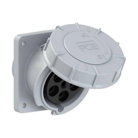 PC Electric Power Twist 435-1 toma hembra gris 63 A