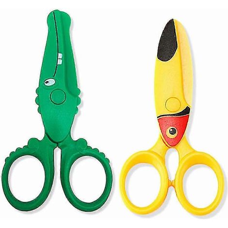 Ciseaux pour enfants à tête ronde, mini ciseaux de jardinage, 2 pièces