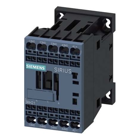 Contactor auxiliar 4Z bobina 24V CC S00 conexión de resorte Sirius 3RH2140-2BB40