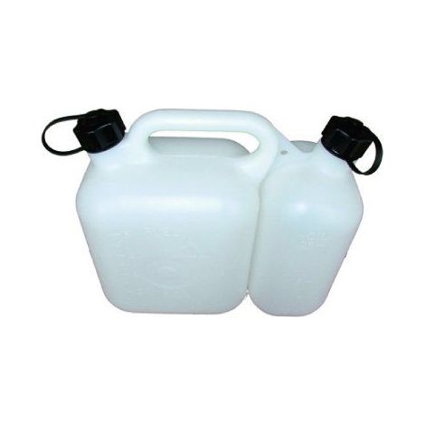 Jerrican Double Usage Tecomec, Blanc, D'une Contenance De 3 + 6 Litres. Norme Un: 3h1w/y/150/d (1/3)