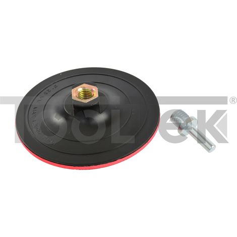 PLATORELLO VELCRO X CARTA VETRATA 125mmx2mm TRAPANO SMERIGLIATRICE G00323 (1/5)