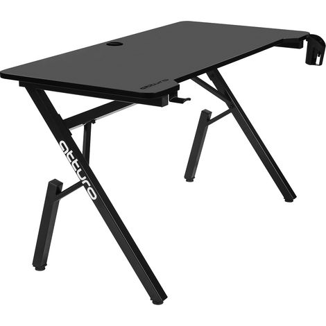 Bureau gaming Atturo Pro2 120 x 64 cm - Noir (1/5)