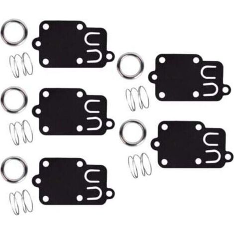 Kit Joints Membrane Carburateur - Pour Moteurs Briggs Stratton 2 Ch 5 Ch - Modèles 2700 26 27 25 38 S 37 41 57 68 50 21 K 69 07 66 221377 - 5 Pièces (1/4)
