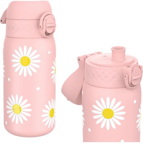 Botella ION8 de pared simple I8SS400PPDAISY con diseño de margaritas (1/5)