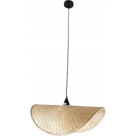 Lampada a sospensione rattan nero Koshi Maxlight E27 P0498 (1/3)