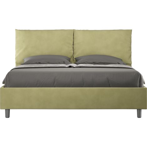 Letto Matrimoniale 160x190 cm Senza Rete Antea Tè Verde (1/5)