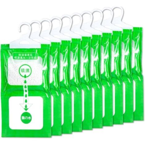FENOPLASTICACloset Moisture Absorber, Anti-Mildew Hanging Dehumidifier Anti-Moisture Bag(10 Pack) (1/4)