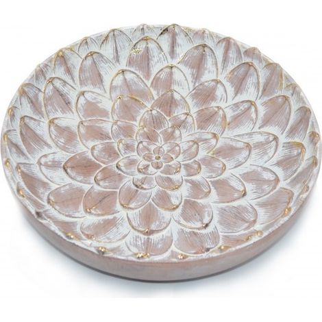 Piatto Vassoio Centrotavola Decorativo in Resina PinoNoce 29,5 cm (1/2)