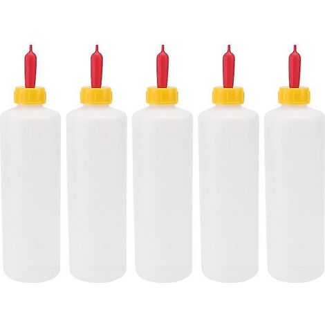 Lot de 5 biberons pour jeunes animaux