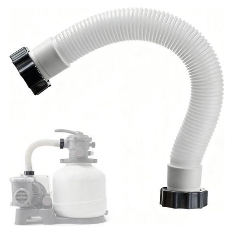 Schwimmbadpumpenschlauch, Schwimmbadfilterschlauch, Anschlussschlauch für Sandfilterpumpen, Schwimmbadschläuche mit Muttern, passend für eine 1,5-Zoll-(40-cm)-Schnittstelle (1/5)