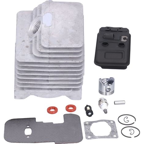 Kit Joints Cylindre Piston Silencieux Échappement Adapté pour Stihl FS75 FS80 FS85 Débroussailleuse Coupe-Bordure (1/5)